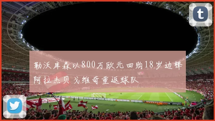 勒沃库森以800万欧元回购18岁边锋阿拉杰贝戈维奇重返球队