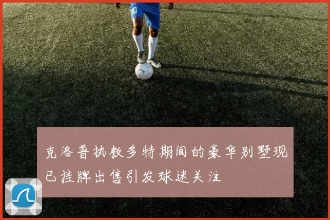 克洛普执教多特期间的豪华别墅现已挂牌出售引发球迷关注